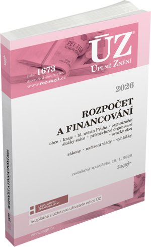 neuveden: ÚZ 1673 Rozpočet a financování územních samosprávných celků, příspěvkových 