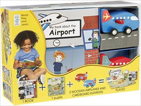 neuveden: My Little Book about Airplanes(Book, Wooden Toy & 16-piece Puzzle) neuveden: My Little Book about Airplanes(Book, Wooden Toy & 16-piece Puzzle)