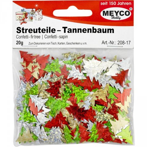neuveden: Meyco konfety Vánoční stromky třpytivé 20g neuveden: Meyco konfety Vánoční stromky třpytivé 20g
