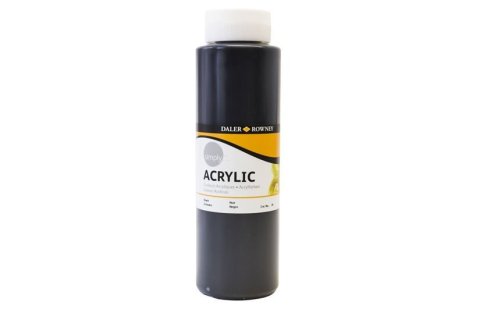 neuveden: Daler - Rowney SIMPLY akrylová barva - Black 750 ml