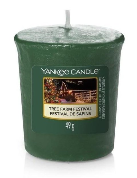 neuveden: YANKEE CANDLE Tree Farm Festival svíčka 49g votivní