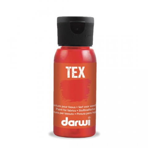 neuveden: DARWI TEX barva na textil - Karmínovo ružová 50 ml