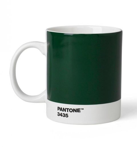 neuveden: Pantone Hrnek - Dark Green 3435
