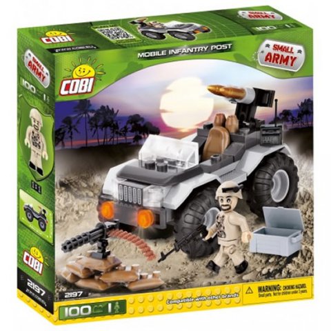 neuveden: Stavebnice COBI 2197 Small Army Mobilní odpalovač/100 kostek+1 figurka
