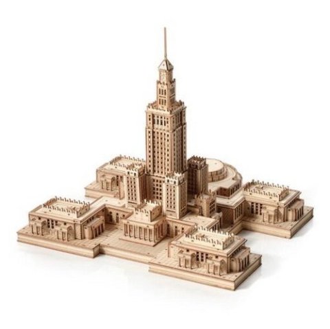 : 3D dřevěná skládačka Palác kultury a vědy