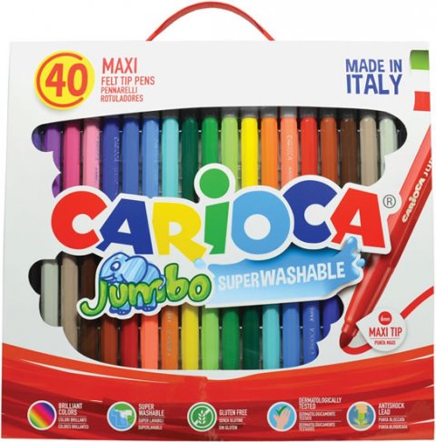 neuveden: CARIOCA fixy Jumbo 40 ks