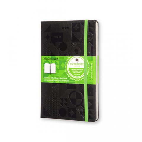 neuveden: Moleskine: Evernote zápisník linkovaný černý L neuveden: Moleskine: Evernote zápisník linkovaný černý L