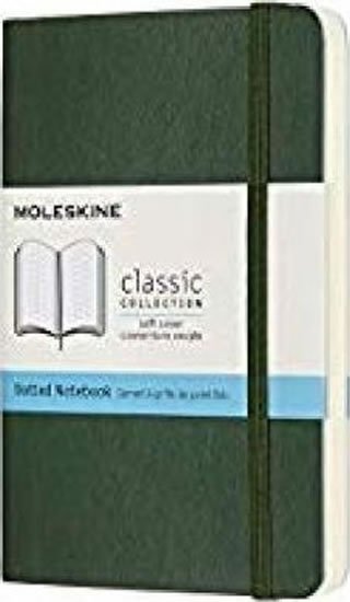 neuveden: Moleskine: Zápisník měkký tečkovaný zelený S