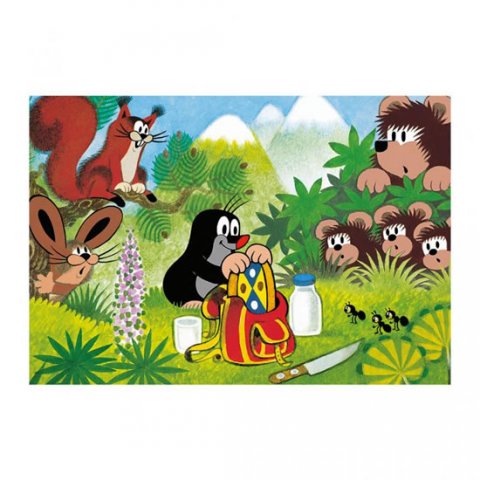 neuveden: Puzzle Krtek a svačina 48 dílků
