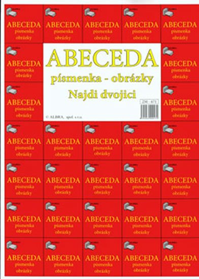 neuveden: Abeceda písmenka-obrázky - Najdi dvojici (výuková brožura obrazová)