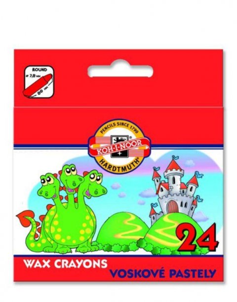 neuveden: Koh-i-noor voskovky WAX CRAYON 24ks neuveden: Koh-i-noor voskovky WAX CRAYON 24ks
