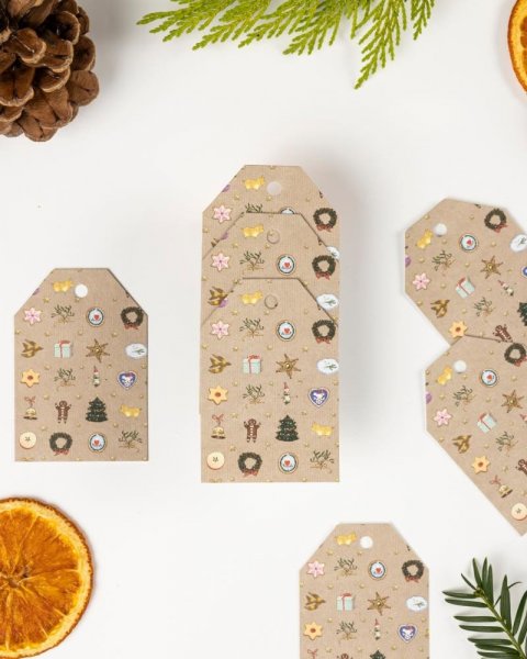 neuveden: Be Nice EKO Jmenovky vánoční - Vánoční pohádka 9 ks