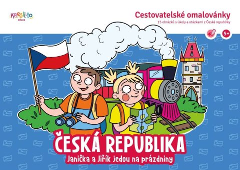 Filip Navrátilová Pavla: Česká republika - Janička a Jiřík jedou na prázdniny - Cestovatelské omalov