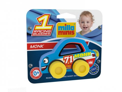 neuveden: Závodní auto RACING BUDDIES - Monk 71/modré