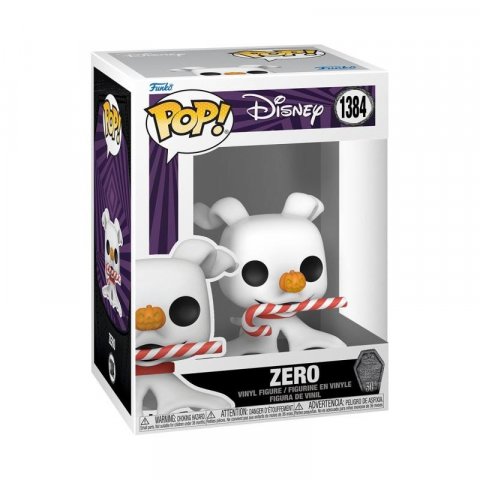 neuveden: Funko POP Disney: The Nightmare Before Christmas 30th - Zero w/CandyCane