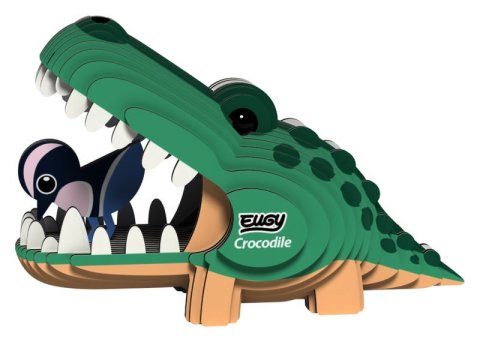 : EUGY 3D kartonová skládačka - Krokodýl