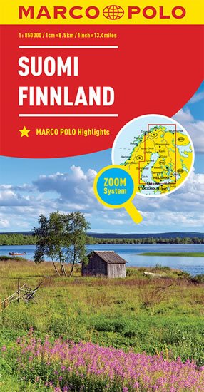 neuveden: Finsko 1:850T//mapa(ZoomSystem)MD