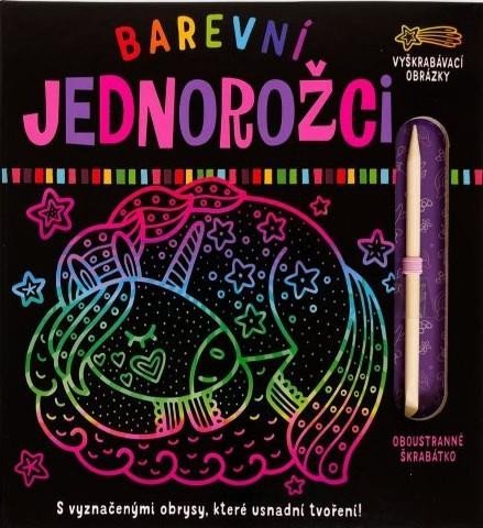neuveden: Barevní jednorožci - Vyškrabávací obrázky
