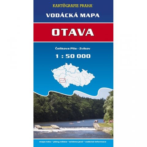 neuveden: Vodácká mapa - Otava/Čeňkova pila - Zvíkov/1:50 tis. neuveden: Vodácká mapa - Otava/Čeňkova pila - Zvíkov/1:50 tis.