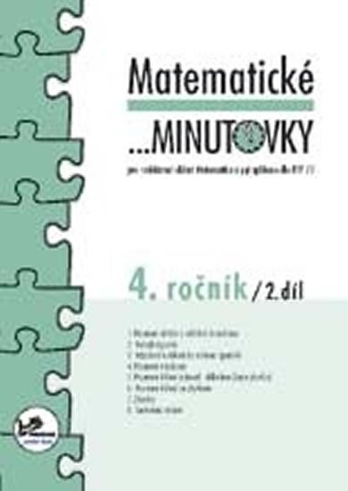 Mikulenková a kolektiv Hana: Matematické minutovky pro 4. ročník/ 2. díl - 4. ročník Mikulenková a kolektiv Hana: Matematické minutovky pro 4. ročník/ 2. díl - 4. ročník