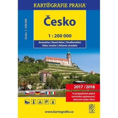 neuveden: Česko - autoatlas/1:200 000, 2017/2018