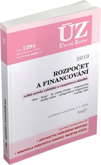 neuveden: ÚZ 1294 Rozpočet a financování územních samosprávných celků, organizačních 