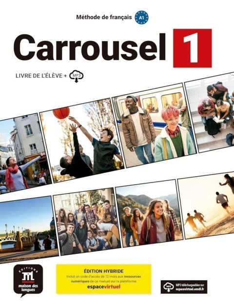 neuveden: Carrousel 1 (A1) - Édition hybride Livre de l´éleve + Espacevirtuel (12 moi