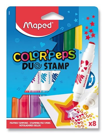 neuveden: Maped - Fixy Color´Peps Duo Stamp oboustranné 8 ks neuveden: Maped - Fixy Color´Peps Duo Stamp oboustranné 8 ks