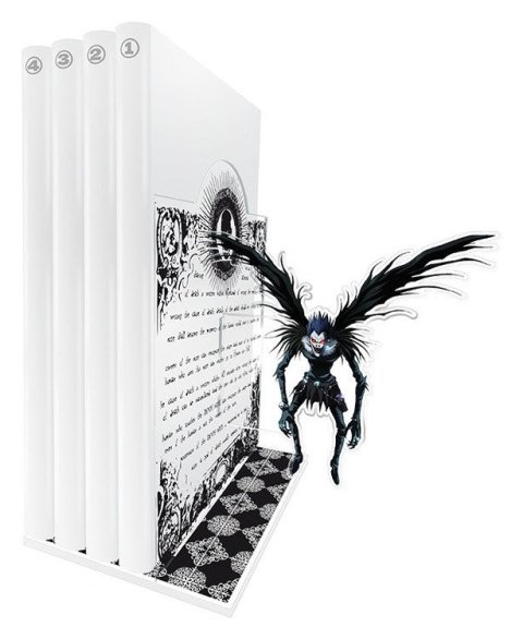 -: Death Note Akrylová zarážka na knihy Ryuk