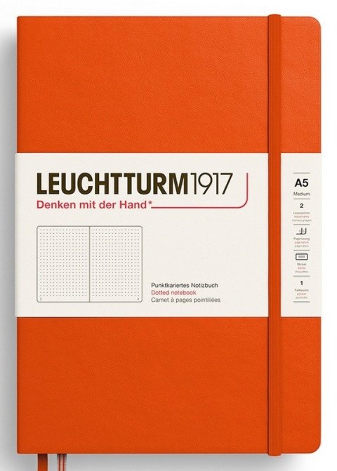 -: Zápisník Pumpkin Hardcover Medium (A5) tečkovaný