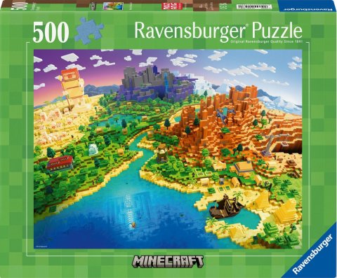 neuveden: Puzzle Minecraft 500 dílků