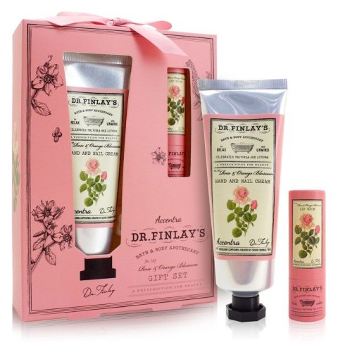 : Sada péče o tělo DR. FINLAY´S v dárkové krabičce Růže a neroli 60ml + 3,5g