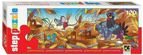 neuveden: Puzzle 120 Panorama Pohádky - Slípka a myška