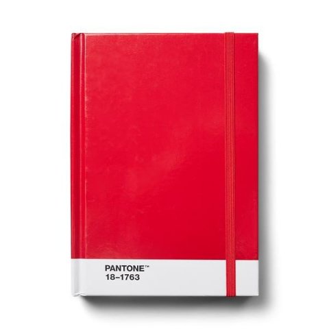 neuveden: Pantone Zápisník tečkovaný S - Red 18-1763