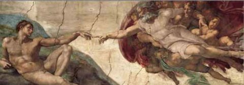 neuveden: Michelangelo: Stvoření Adama - Puzzle/1000 dílků