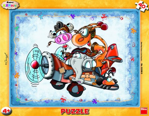 neuveden: Krkouni - rámové puzzle 40 dílků