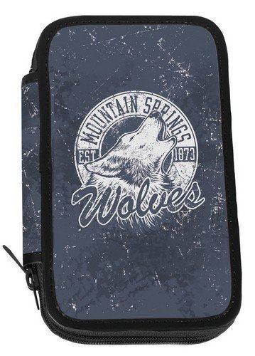 neuveden: Školní penál dvoupatrový - Wild