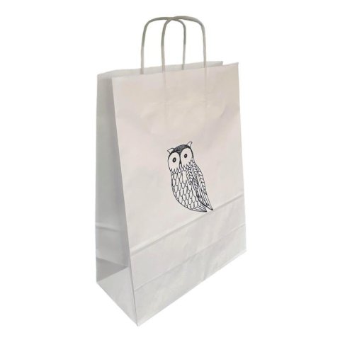 neuveden: Be Nice Dárková taška - Sovička bílá