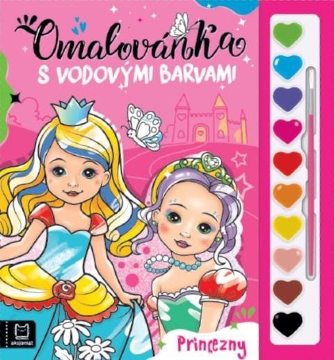 Kaczynska Agata: Omalovánka s vodovými barvami Princezny