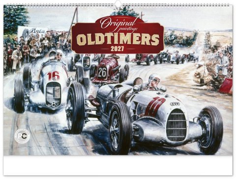 : Kalendář 2027 nástěnný: Oldtimers, 64 x 42 cm