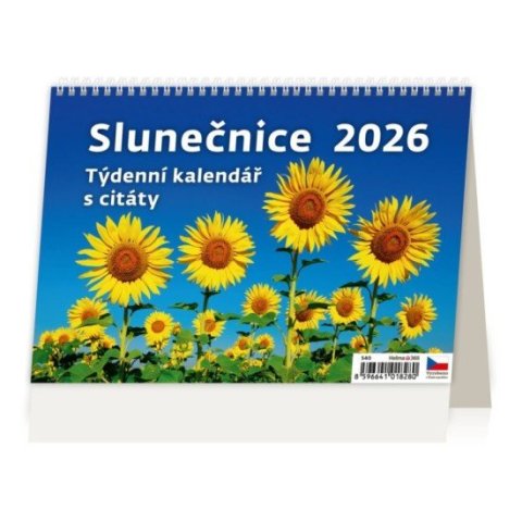 neuveden: Kalendář stolní 2026 - Slunečnice