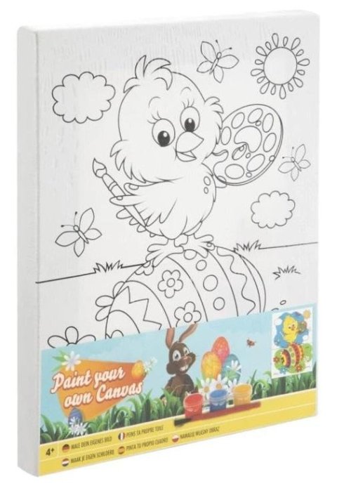 neuveden: Malování na plátno, akrylové barvy - Kuřátko