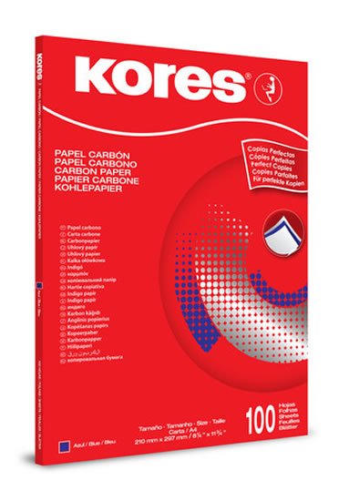 neuveden: Modrý propisovací papír 100 listů