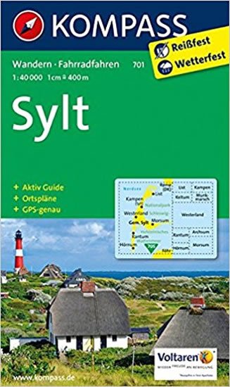 neuveden: Insel Sylt mit Ortsplänen 701 NKOM