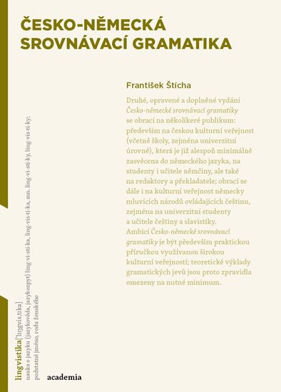 Štícha František: Česko-německá srovnávací gramatika