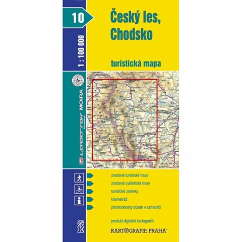 neuveden: 1:100T (10)-Český les,Chodsko (turistická mapa) neuveden: 1:100T (10)-Český les,Chodsko (turistická mapa)