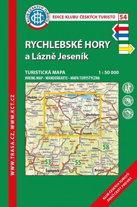 neuveden: KČT 54 Rychlebské hory 1:50 000 / turistická mapa neuveden: KČT 54 Rychlebské hory 1:50 000 / turistická mapa