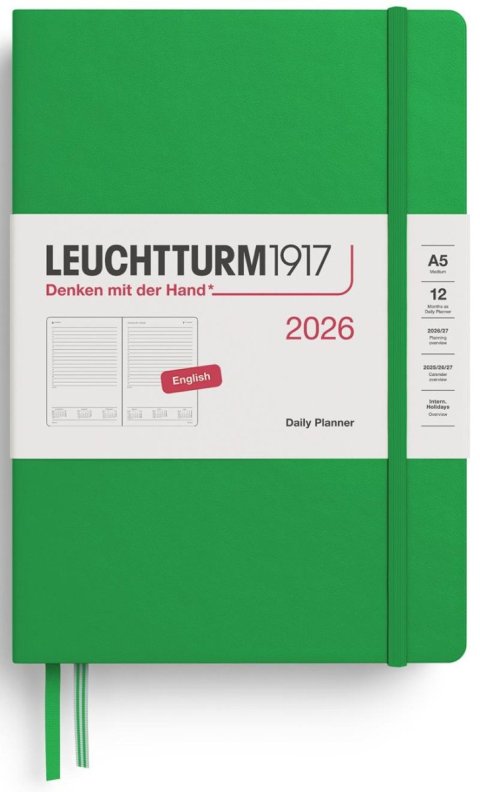 neuveden: Daily Planner 2026 Medium (A5) Spring Leaf