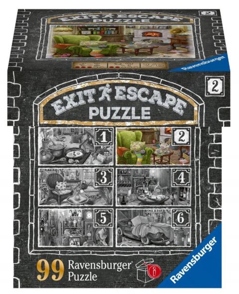 neuveden: Puzzle EXIT Obývací pokoj 99 dílků