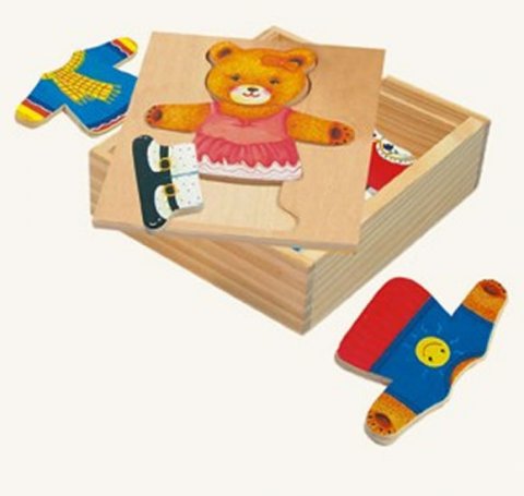 neuveden: Puzzle - šatní skříň - medvědice neuveden: Puzzle - šatní skříň - medvědice